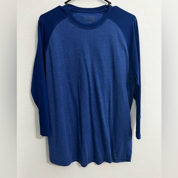 New Era Other - New Era - 3/4 sleeve - heather blue shirt
